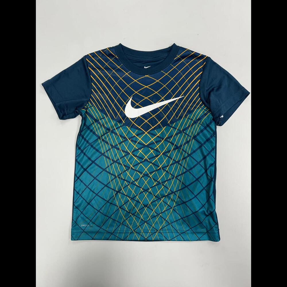 Nike Youth Boys' Graphic Tee - Blue/Yellow